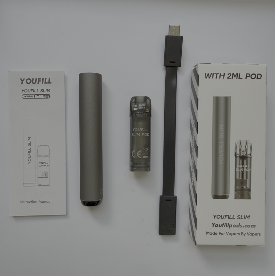 YOUFILL SLIM refillable pod system with 2mL pod