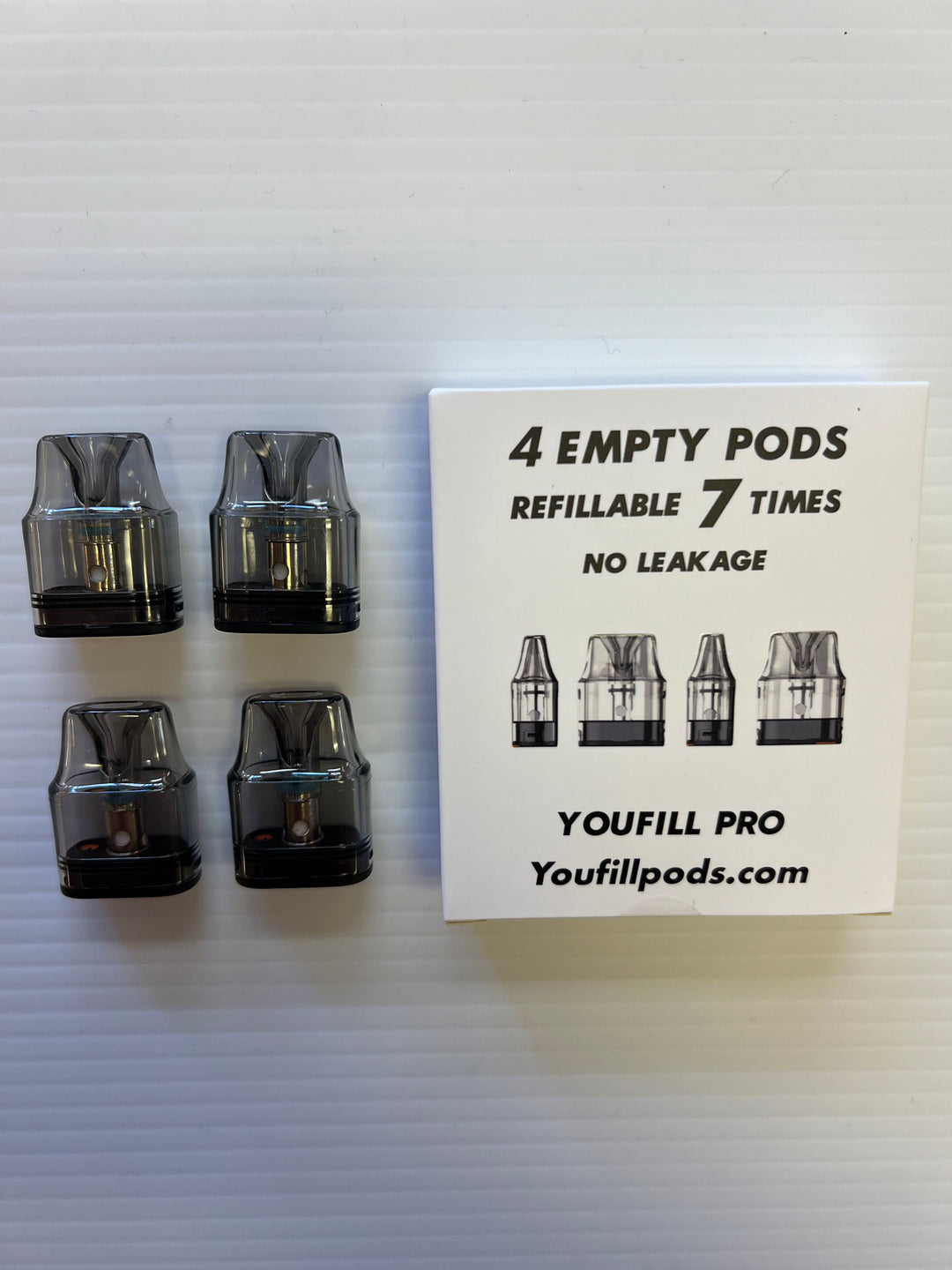 YOUFILL PRO refillable empty mesh pod pack - 1.0 ohm 4 PACK 2mL DISTRIBUTORS ONLY