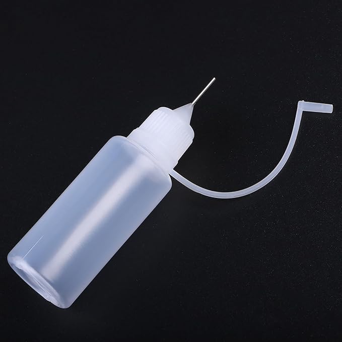 Needle Tip Squeeze Bottle for filling refillable pods, 10 pieces