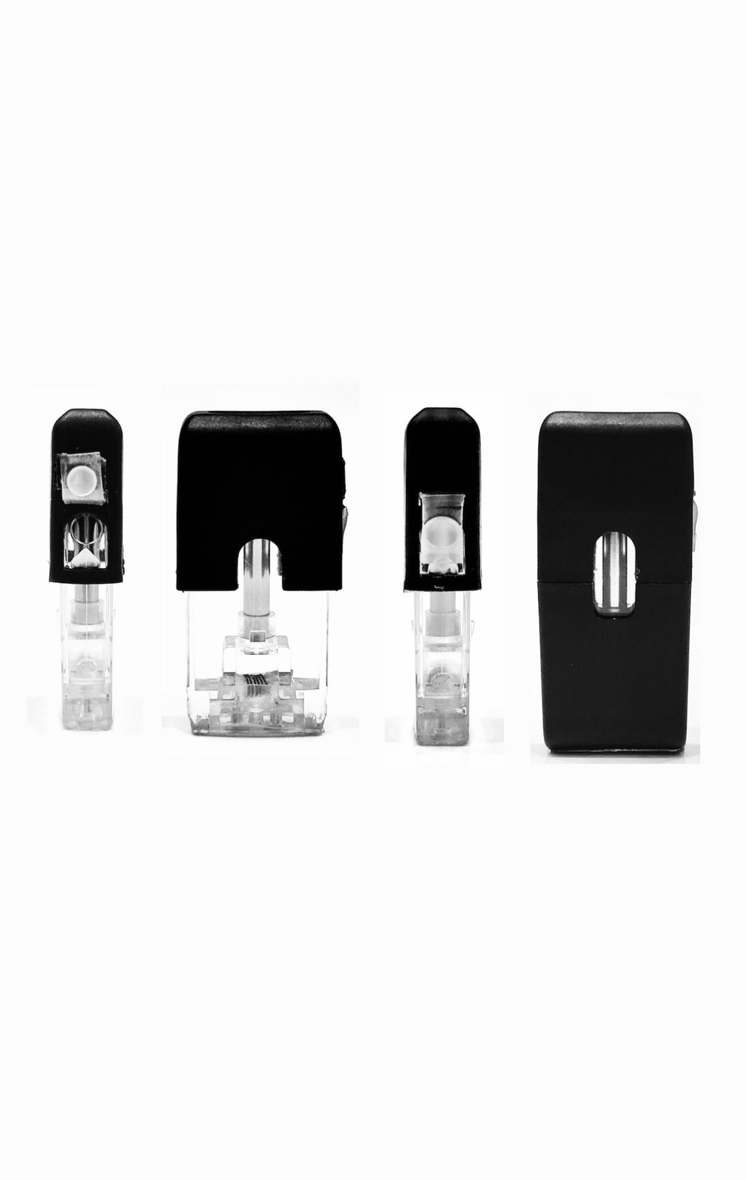 Refillable Empty Juul® Compatible Pods, Refillable again and again 4-Pack  No Leakage Pods