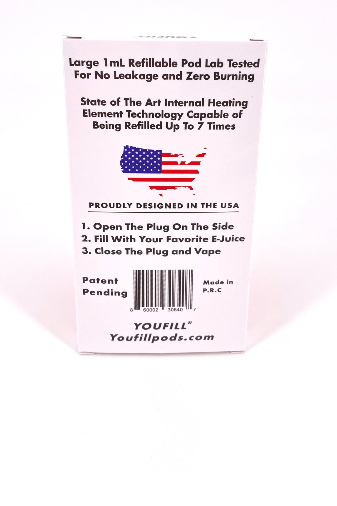 Refillable Empty JUUL Pods 7+ Times Refillable 4-Pack No Leakage Pods YOUFILL - REFILLABLE PODS & DEVICES Refillable Empty JUUL Pods 7+ Times Refillable 4-Pack No Leakage Pods YOUFILL - REFILLABLE PODS & DEVICES
