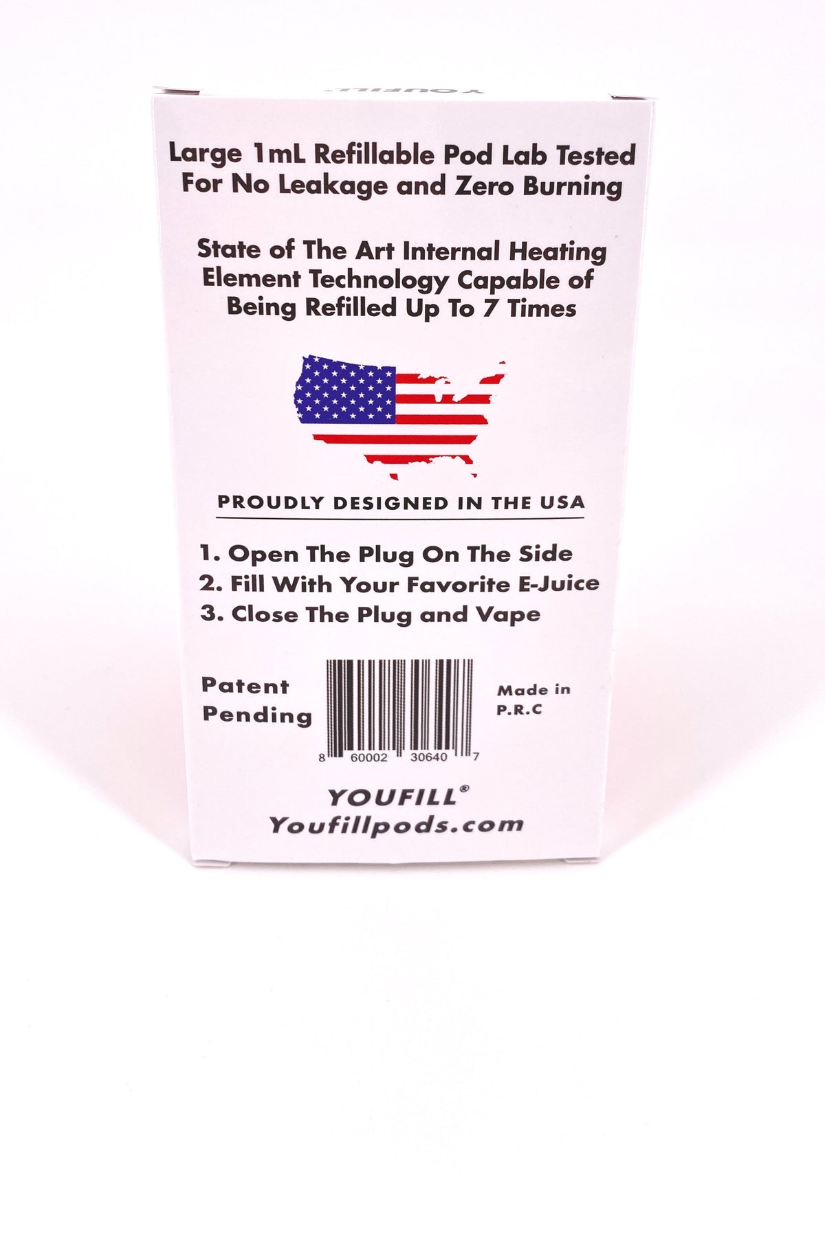Refillable Empty JUUL Pods 7+ Times Refillable 4-Pack No Leakage Pods YOUFILL - REFILLABLE PODS & DEVICES Refillable Empty JUUL Pods 7+ Times Refillable 4-Pack No Leakage Pods YOUFILL - REFILLABLE PODS & DEVICES