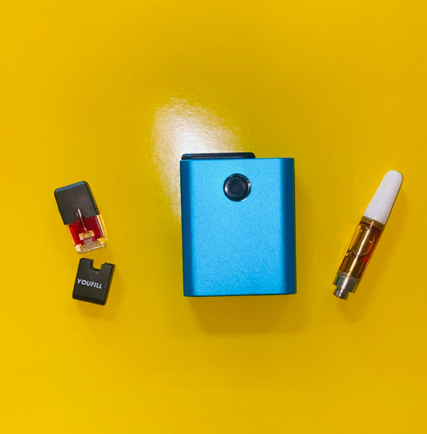 Dual Output 2-In-1 Compact Vaporizer For Juul Pods & 510